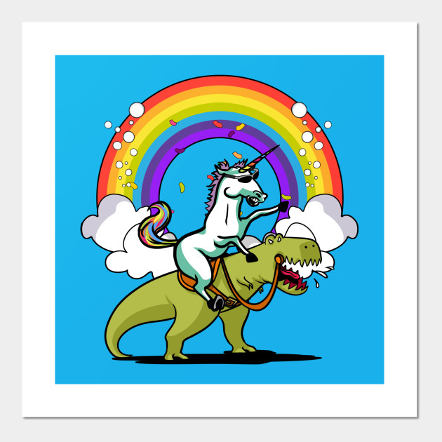unicorn and dinosaur